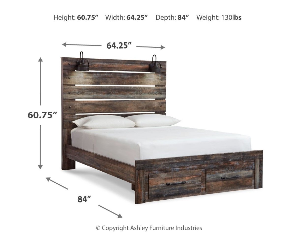 Drystan - Panel Bed Storage Beds by Signature Design by Ashley® - Walls Furniture & Mattress