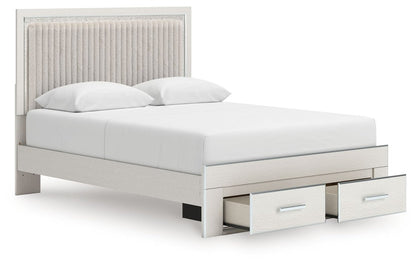 Zuraleus - Upholstered Panel Platform Storage Bed Storage Beds by Signature Design by Ashley® - Walls Furniture & Mattress
