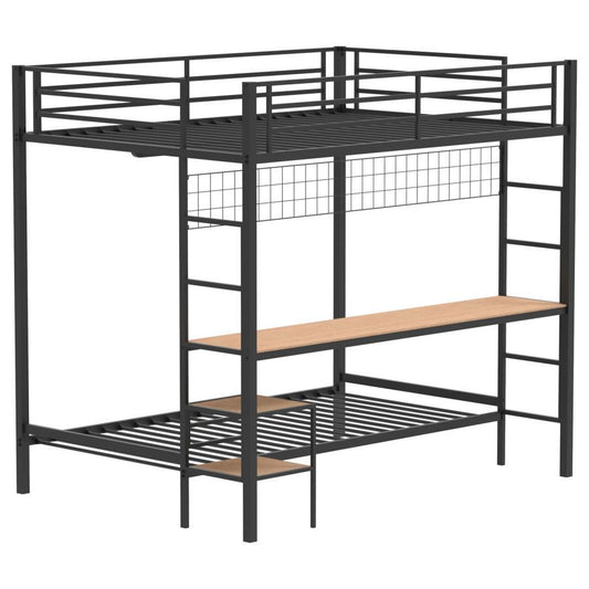 Campus - Metal Workstation Bunk Bed Bunk Beds by Coaster Fine Furniture - Walls Furniture & Mattress