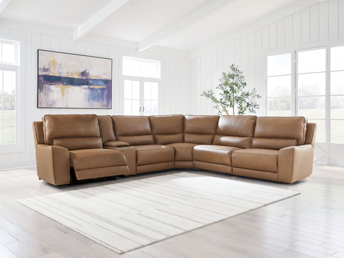 DeepWakes - Power Reclining Sectional Reclining Sectionals by Signature Design by Ashley® - Walls Furniture & Mattress
