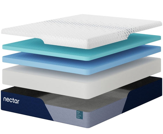 Nectar Premier Memory Foam 5.1 - Mattress Memory Foam Mattresses by Nectar - Walls Furniture & Mattress