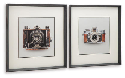 Dirkgrove - Wall Art Set (Set of 2) - Black / White / Brown Framed Print Sets by Signature Design by Ashley® - Walls Furniture & Mattress