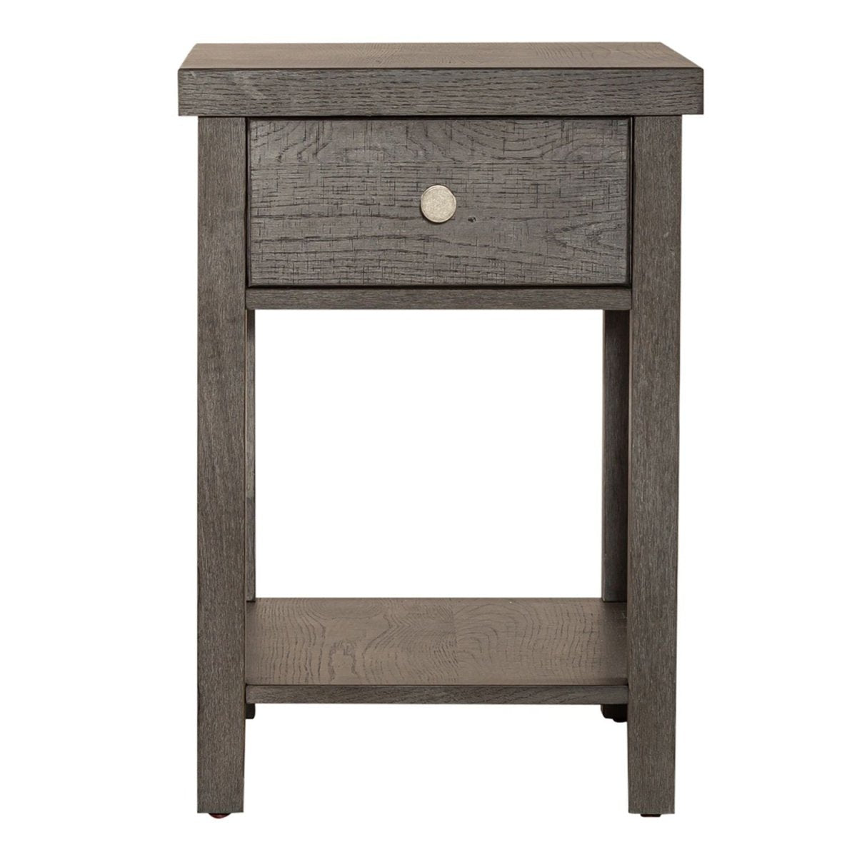 Modern Farmhouse - Drawer Chair Side Table Chair Side Tables by Liberty Furniture - Walls Furniture & Mattress