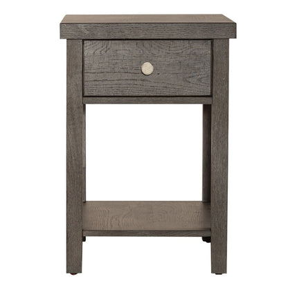 Modern Farmhouse - Drawer Chair Side Table Chair Side Tables by Liberty Furniture - Walls Furniture & Mattress