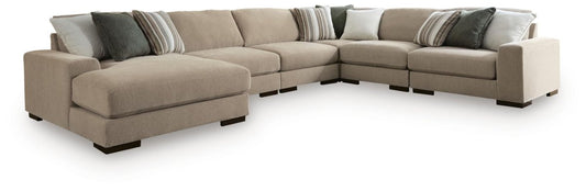 Linenhause - Sectional Stationary Sectionals by Benchcraft® - Walls Furniture & Mattress