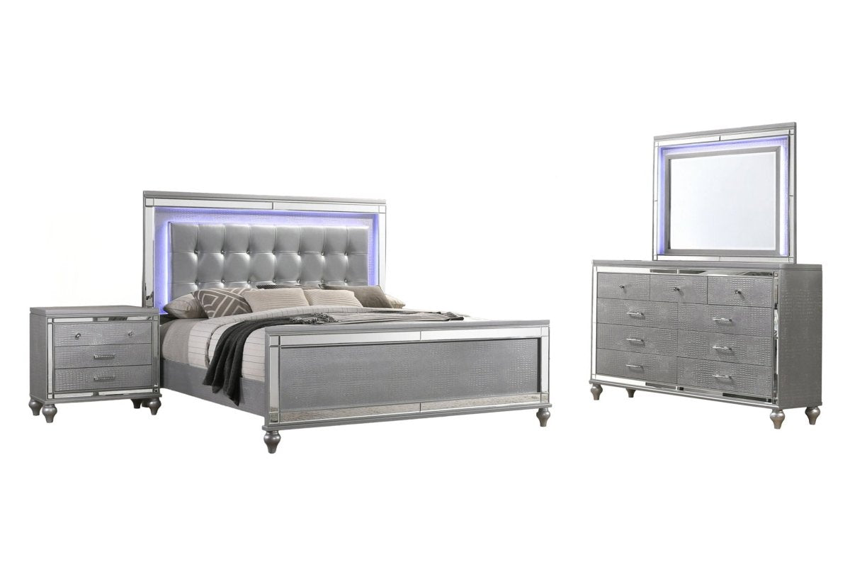 Valentino - Bedroom Set 4 Piece Bedroom Sets by New Classic - Walls Furniture & Mattress