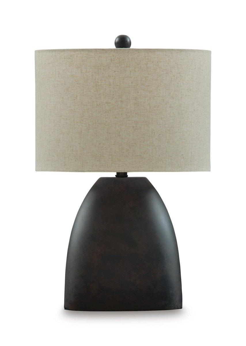Sethmore - Terracotta Table Lamp - Antique Black Table Lamps by Signature Design by Ashley® - Walls Furniture & Mattress