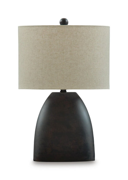 Sethmore - Terracotta Table Lamp - Antique Black Table Lamps by Signature Design by Ashley® - Walls Furniture & Mattress