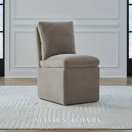 Accent Dining - Accent Dining Chair With Casters Side Chairs by Liberty Furniture - Walls Furniture & Mattress