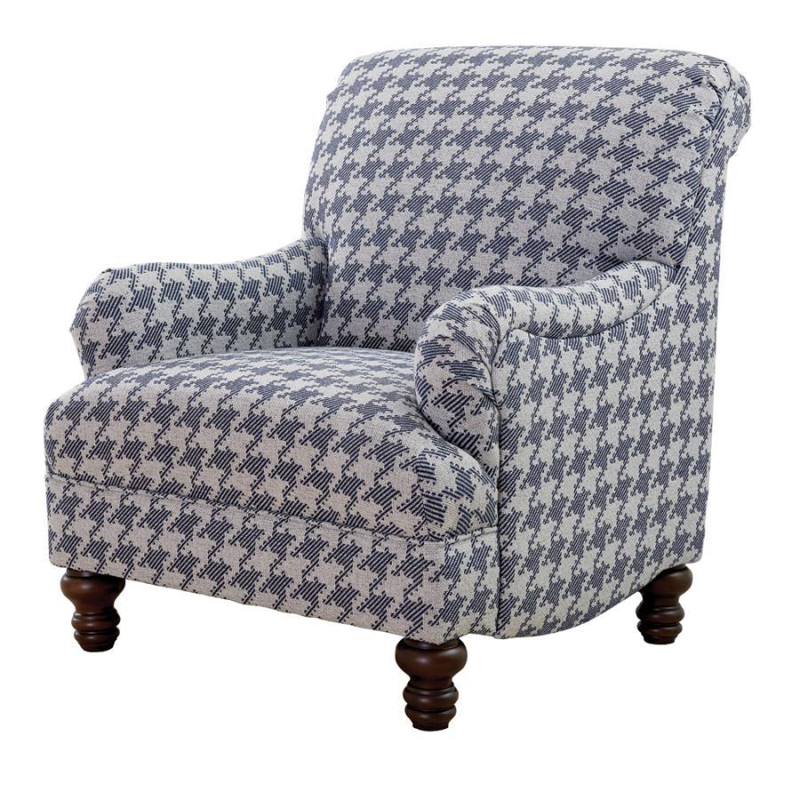 Glenn - Upholstered English Arm Accent Chair Arm Chairs by CoasterElevations - Walls Furniture & Mattress