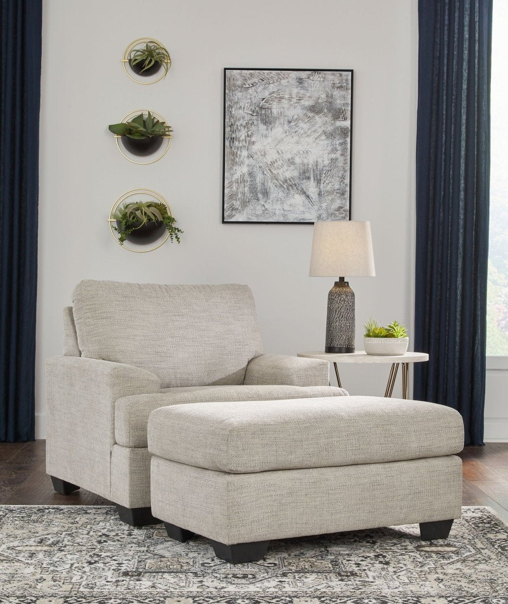 Vayda - Living Room Set Stationary Chair & Ottoman by Signature Design by Ashley® - Walls Furniture & Mattress