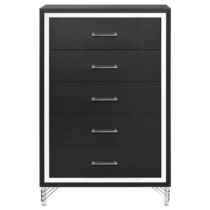 Lucia - 5 - Drawer Bedroom Chest Accent Chests by Coaster Fine Furniture - Walls Furniture & Mattress
