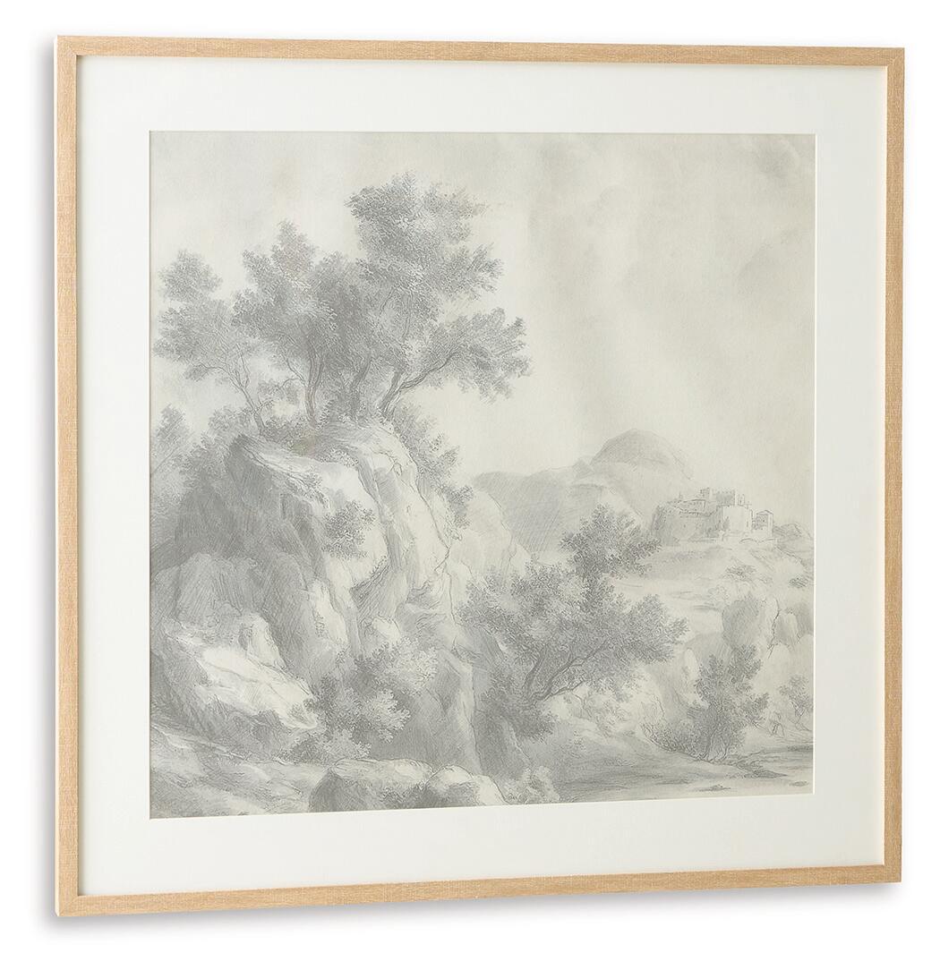 Casslock - Wall Art - Gray Framed Prints by Signature Design by Ashley® - Walls Furniture & Mattress