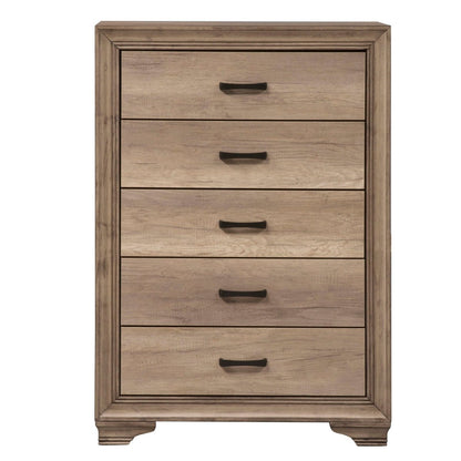 Sun Valley - 5 Drawer Chest - Light Brown Accent Chests by Liberty Furniture - Walls Furniture & Mattress