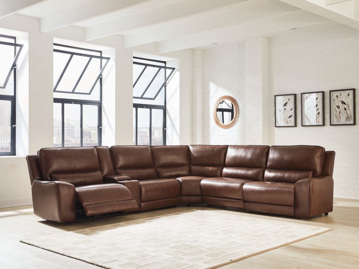 DeepWakes - Power Reclining Sectional Reclining Sectionals by Signature Design by Ashley® - Walls Furniture & Mattress
