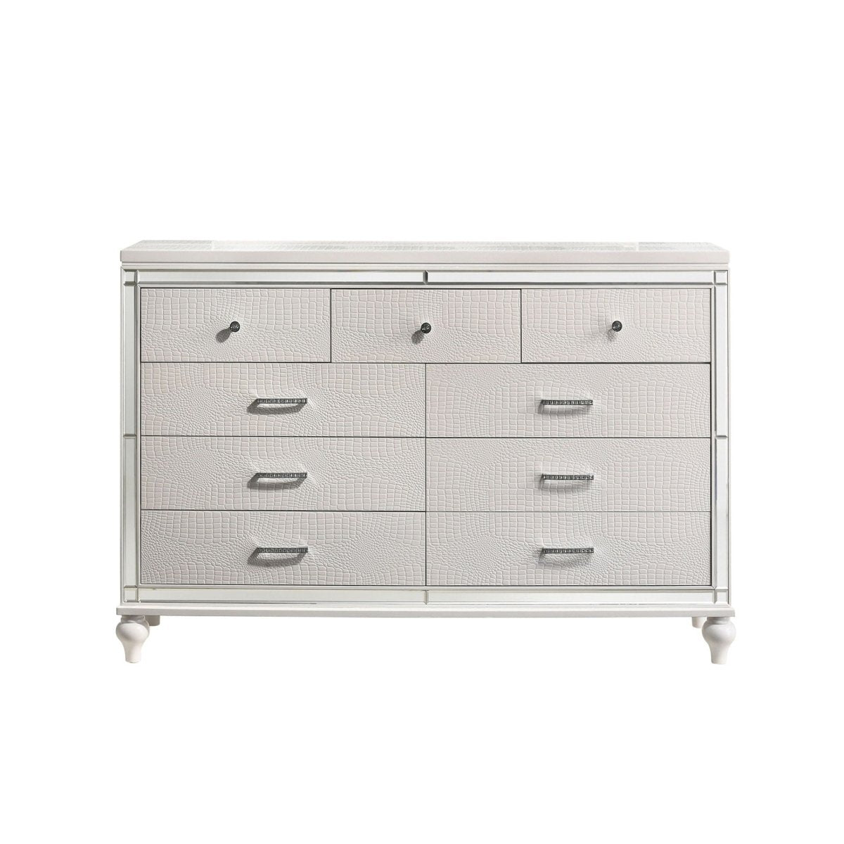 Valentino - Dresser Dresser & Mirror by New Classic - Walls Furniture & Mattress