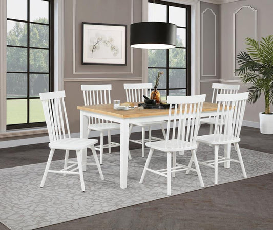 Andrews - Rectangular Dining Set 7 Piece Dining Room Sets by Coaster Fine Furniture - Walls Furniture & Mattress