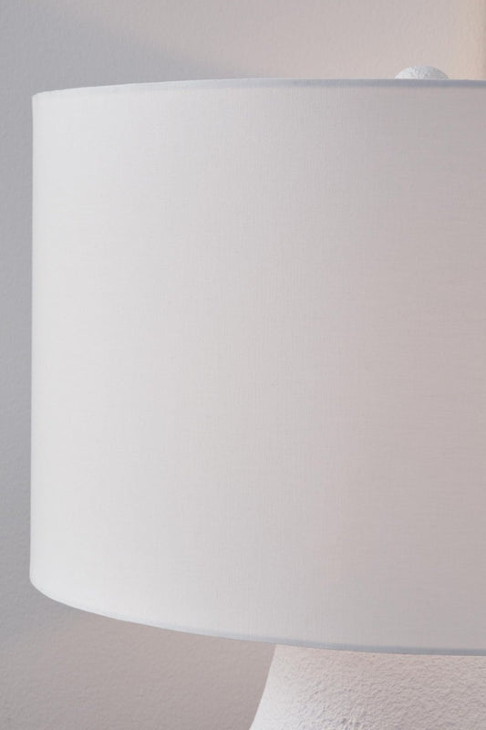 Dashland - Metal Table Lamp - White / Navy Table Lamps by Signature Design by Ashley® - Walls Furniture & Mattress