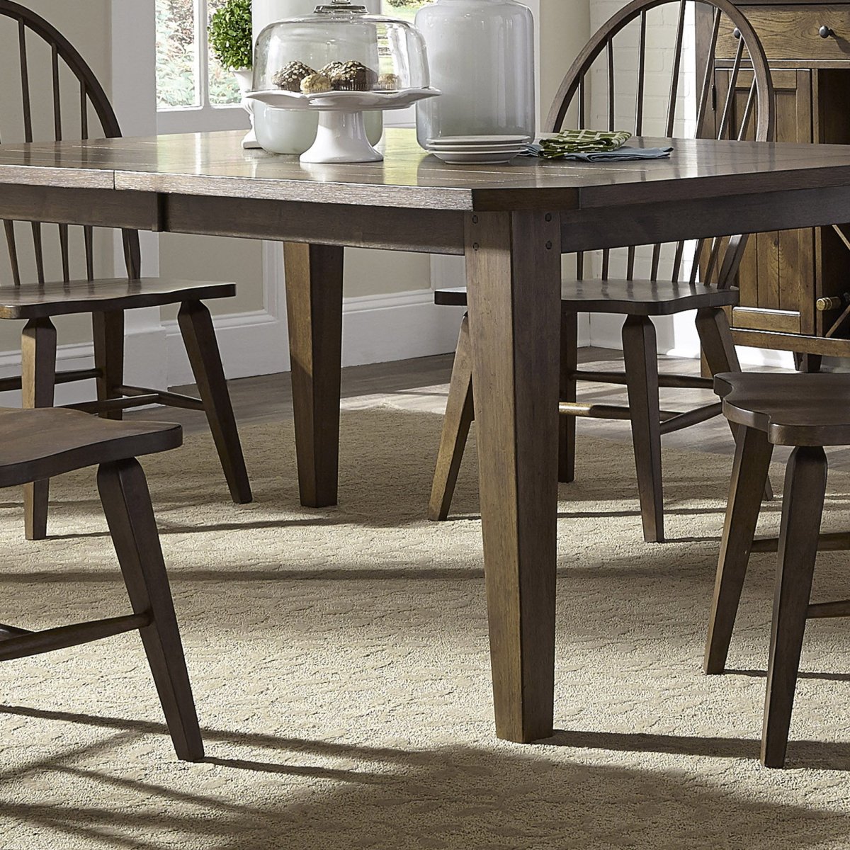 Hearthstone Ridge - Rectangular Table Set 5 Piece Dining Room Sets by Liberty Furniture - Walls Furniture & Mattress