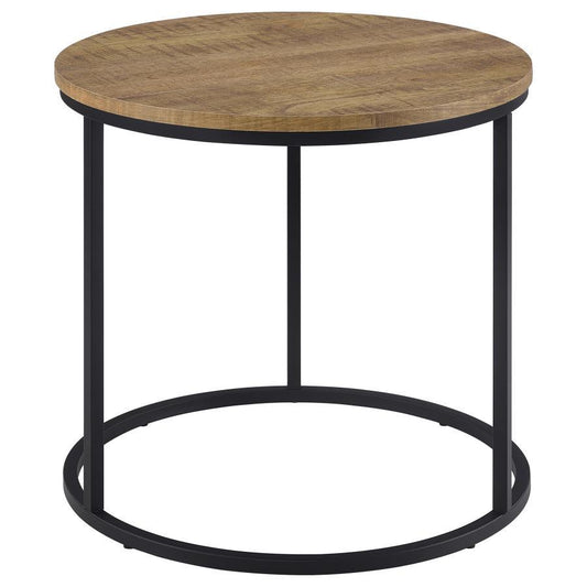 Lainey - Round Occasional Side End Table - Mango End Tables by Coaster Fine Furniture - Walls Furniture & Mattress