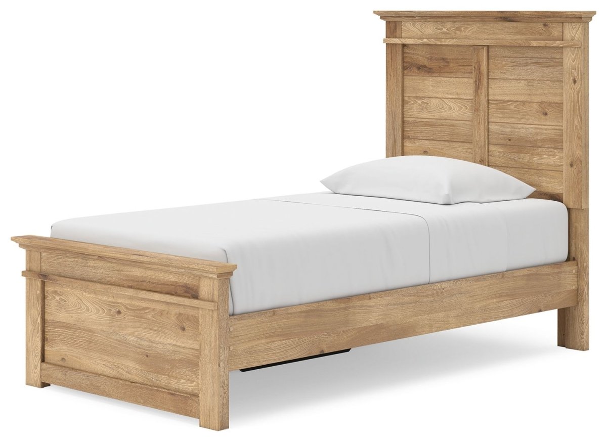 Makidern - Panel Storage Bed With Under Bed Storage Unit Storage Beds by Signature Design by Ashley® - Walls Furniture & Mattress