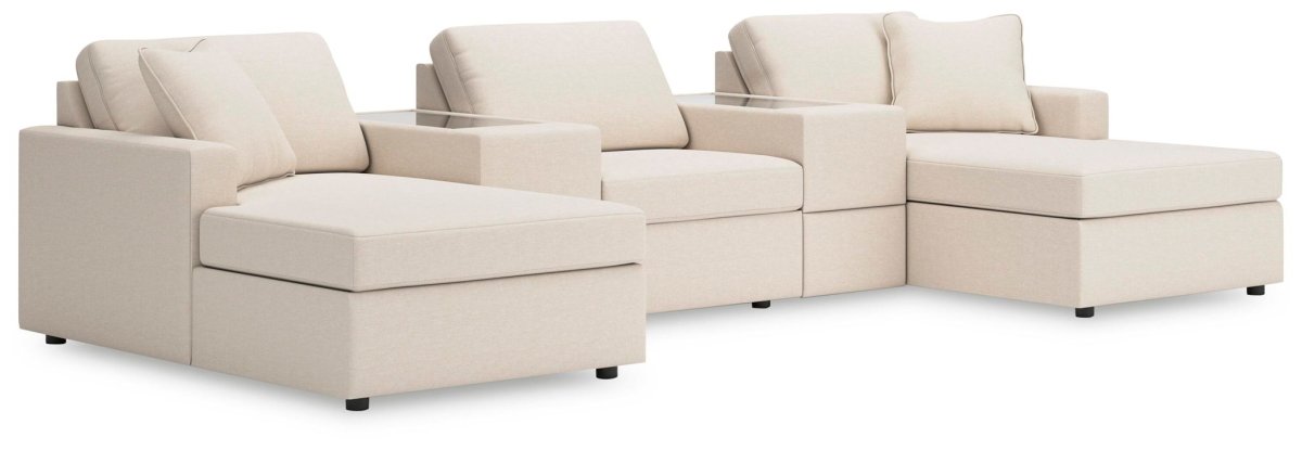 Modmax - Sectional - Oyster Stationary Sectionals by Signature Design by Ashley® - Walls Furniture & Mattress