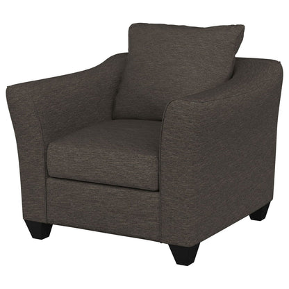 Salizar - Upholstered Flared Arm Accent Chair Arm Chairs by CoasterEssence - Walls Furniture & Mattress