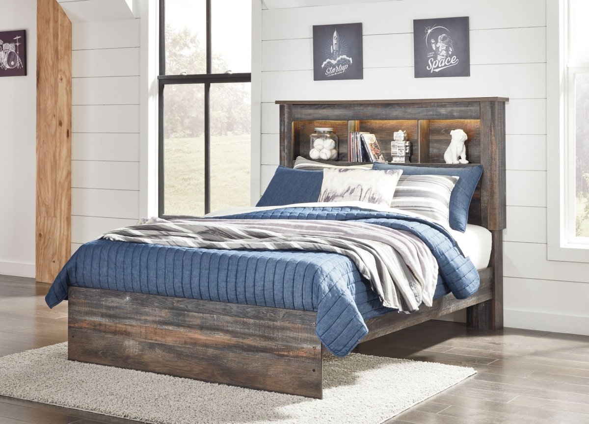 Drystan - Panel Bookcase Bed Panel Beds by Signature Design by Ashley® - Walls Furniture & Mattress