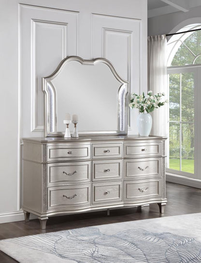Evangeline - 9 - Drawer Dresser Dressers by CoasterElevations - Walls Furniture & Mattress