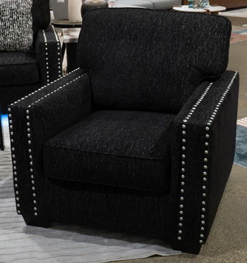 Jasmine Peaks - Coal - Chair Arm Chairs by Benchcraft® - Walls Furniture & Mattress