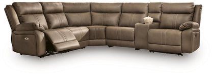 Max - Momentum - Reclining Sectional Reclining Sectionals by Signature Design by Ashley® - Walls Furniture & Mattress