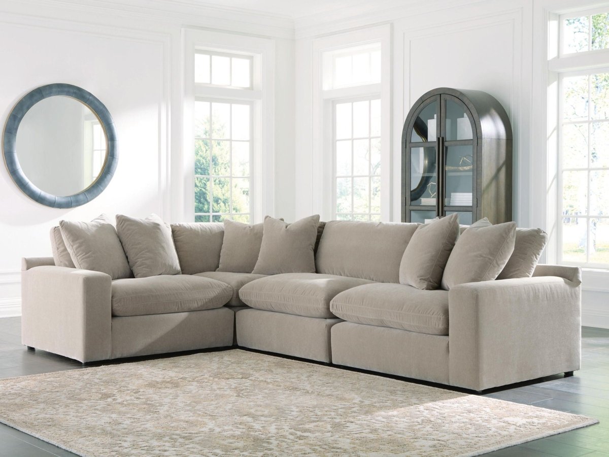 Maxton Heights - Sectional Stationary Sectionals by Benchcraft® - Walls Furniture & Mattress