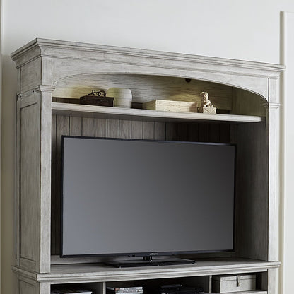 Heartland - Entertainment Hutch - White Hutches by Liberty Furniture - Walls Furniture & Mattress