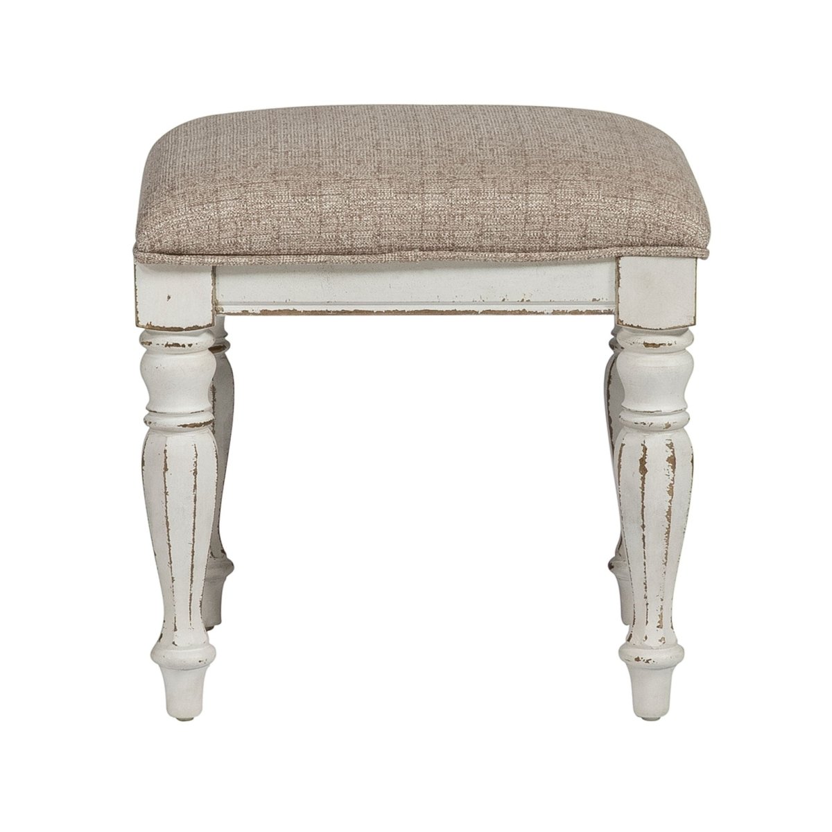 Magnolia Manor - Vanity Stool - White Vanity Stools by Liberty Furniture - Walls Furniture & Mattress