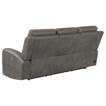 Brickston - Triple Power Reclining Sofa Set Reclining Sofas & Loveseats by Coaster Fine Furniture - Walls Furniture & Mattress