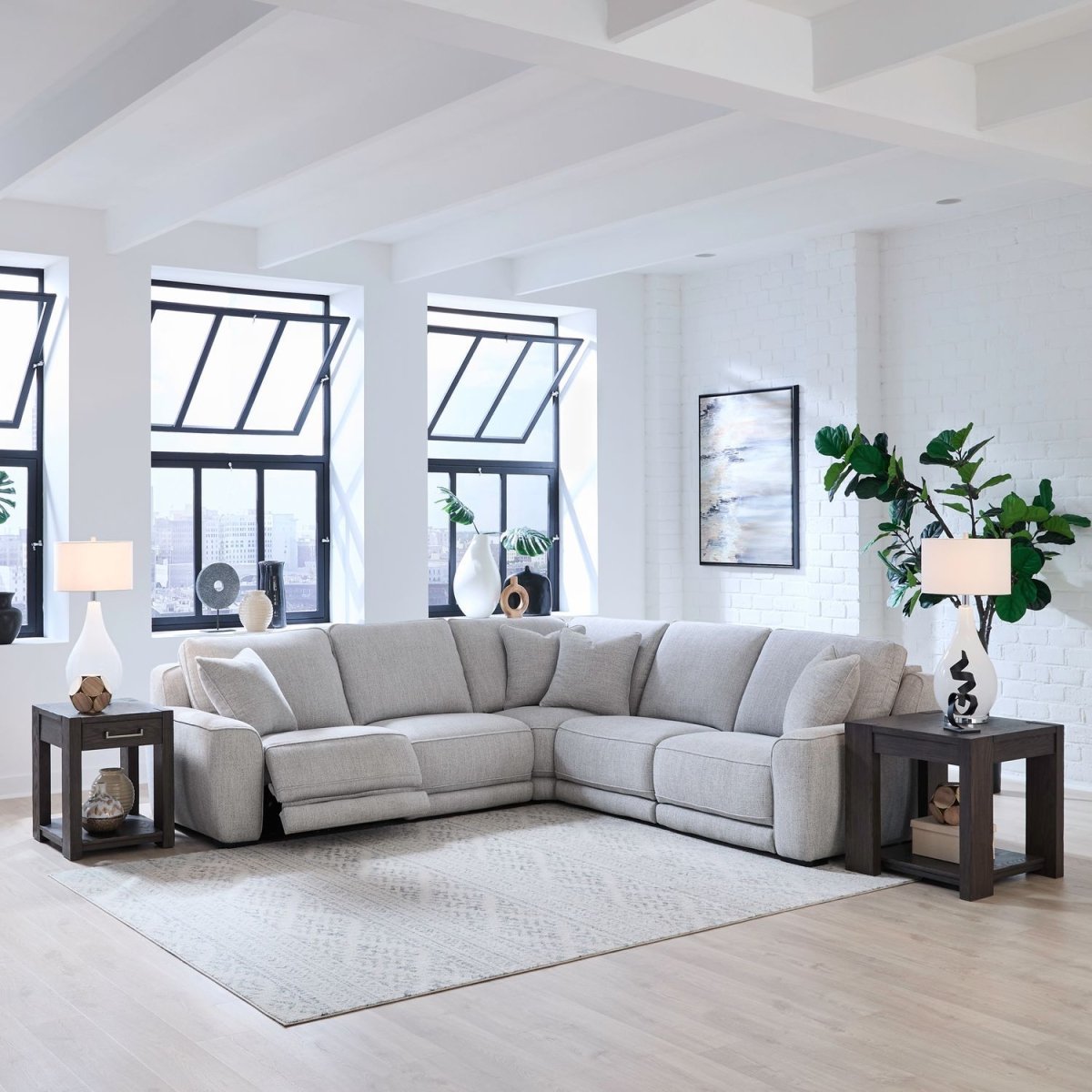 Blake - Living Room Sectional Reclining Sectionals by Liberty Furniture - Walls Furniture & Mattress