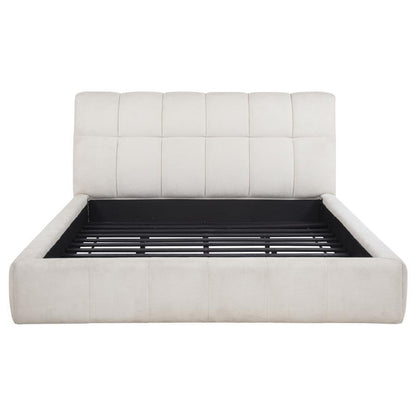 Nollet - Upholstered Platform Bed Upholstered Beds by Coaster Fine Furniture - Walls Furniture & Mattress