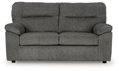 Bindura - Loveseat - Mineral Stationary Loveseats by Signature Design by Ashley® - Walls Furniture & Mattress