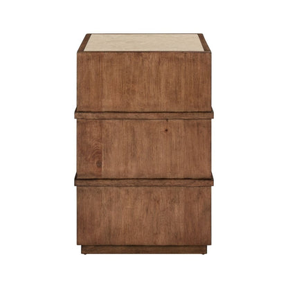 Shaker Lakes - Chairside Table - Brown Chair Side Tables by Liberty Furniture - Walls Furniture & Mattress