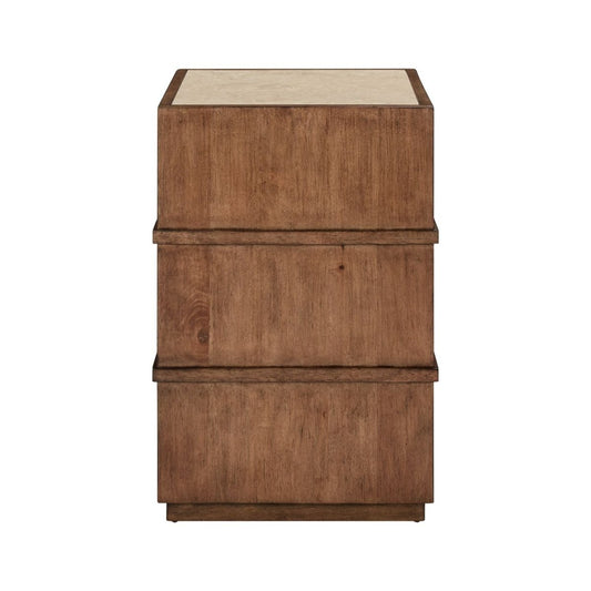 Shaker Lakes - Chairside Table - Brown Chair Side Tables by Liberty Furniture - Walls Furniture & Mattress