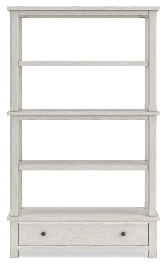 Robbinsdale - Bookcase - Antique White Standard Bookcases by Signature Design by Ashley® - Walls Furniture & Mattress