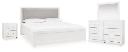 Maeling - Upholstered Panel Bedroom Set 4 Piece Bedroom Sets by Signature Design by Ashley® - Walls Furniture & Mattress