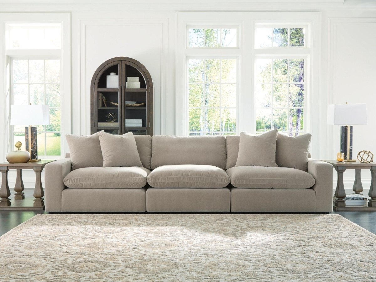 Maxton Heights - Sectional Stationary Sectionals by Benchcraft® - Walls Furniture & Mattress