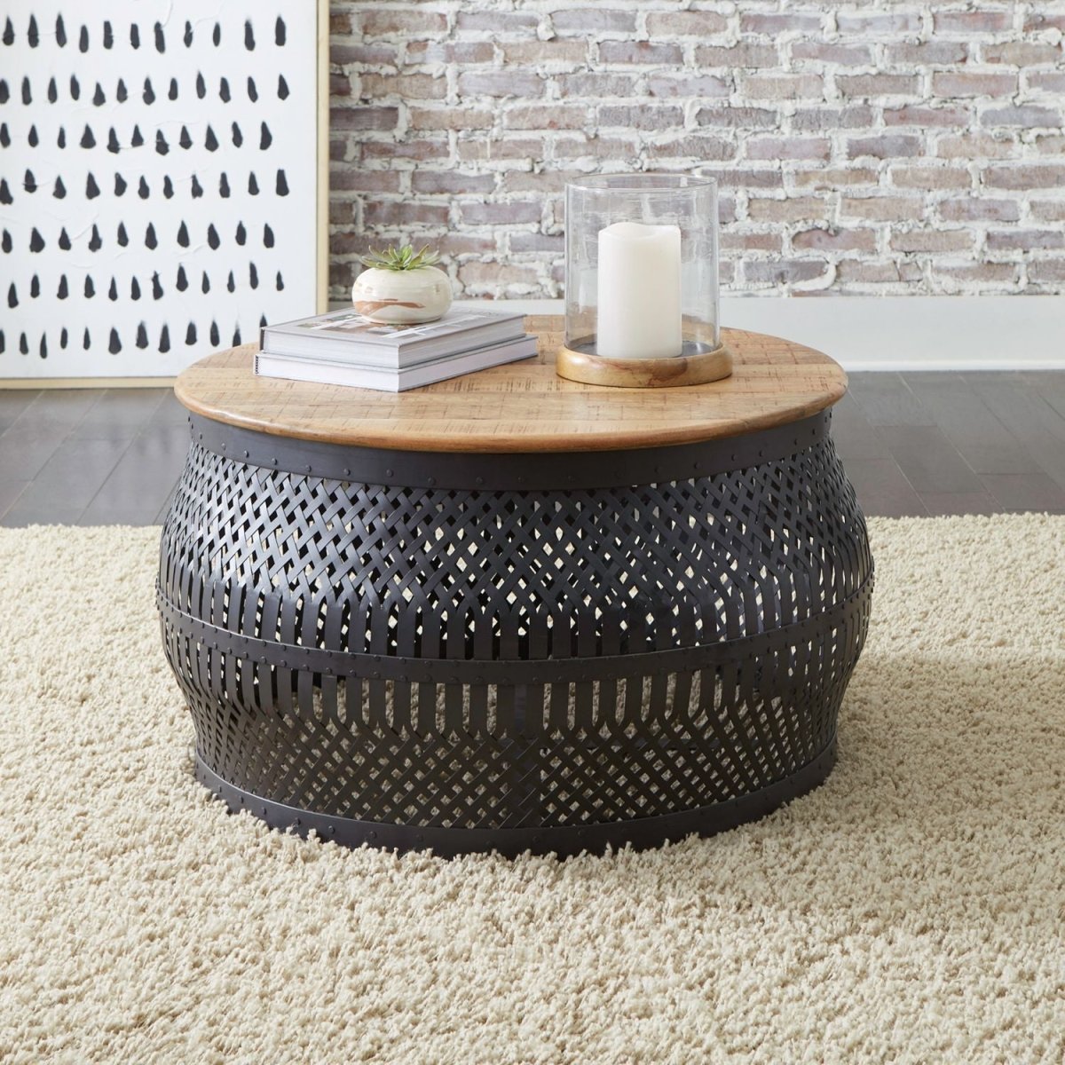 Shadow View - Accent Cocktail Table - Black Cocktail Tables by Liberty Furniture - Walls Furniture & Mattress
