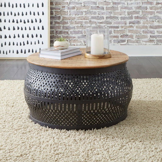 Shadow View - Accent Cocktail Table - Black Cocktail Tables by Liberty Furniture - Walls Furniture & Mattress
