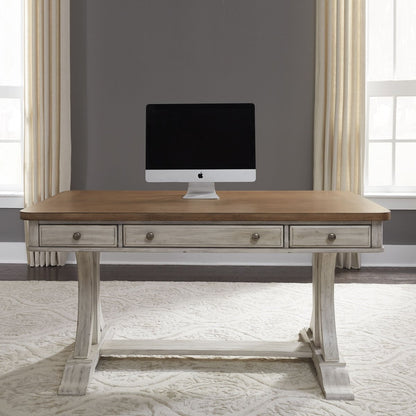 Farmhouse Reimagined - Writing Desk - White Writing Desks by Liberty Furniture - Walls Furniture & Mattress