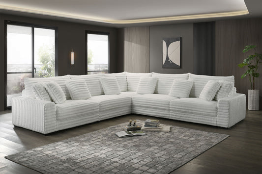 Embrace - 41" Ottoman - White