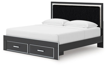 Zuraleus - Upholstered Panel Platform Storage Bed Storage Beds by Signature Design by Ashley® - Walls Furniture & Mattress