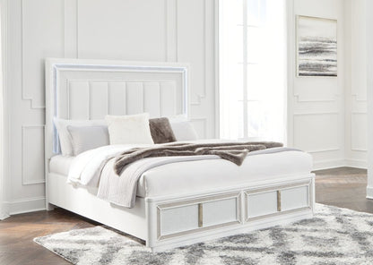 Chalanna - Upholstered Storage Bed Storage Beds by Signature Design by Ashley® - Walls Furniture & Mattress
