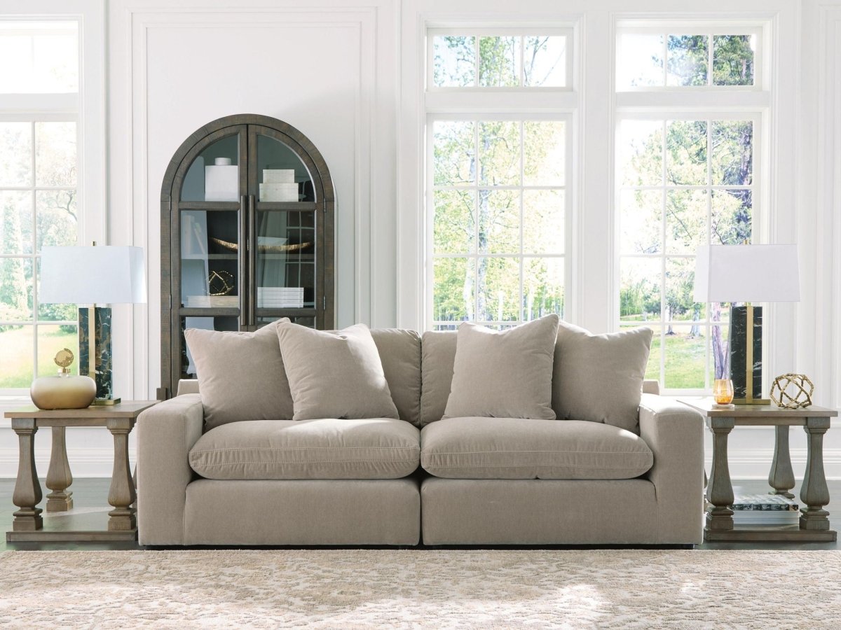 Maxton Heights - Sectional Stationary Sectionals by Benchcraft® - Walls Furniture & Mattress